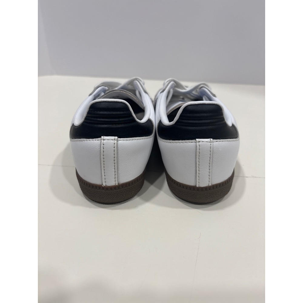 Adidas Samba OG White Black Granite B75806 Leather Sneakers Mens 5.5 Womens 6.5 - Picture 2 of 7